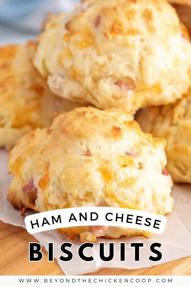 Quick Ham & Cheese Biscuits: Jumbo Flaky Dough Recipe